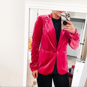 Women’s JustFab Velvet Blazer